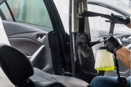 Steps for cleaning car interiors using an Electric Pressure Washer