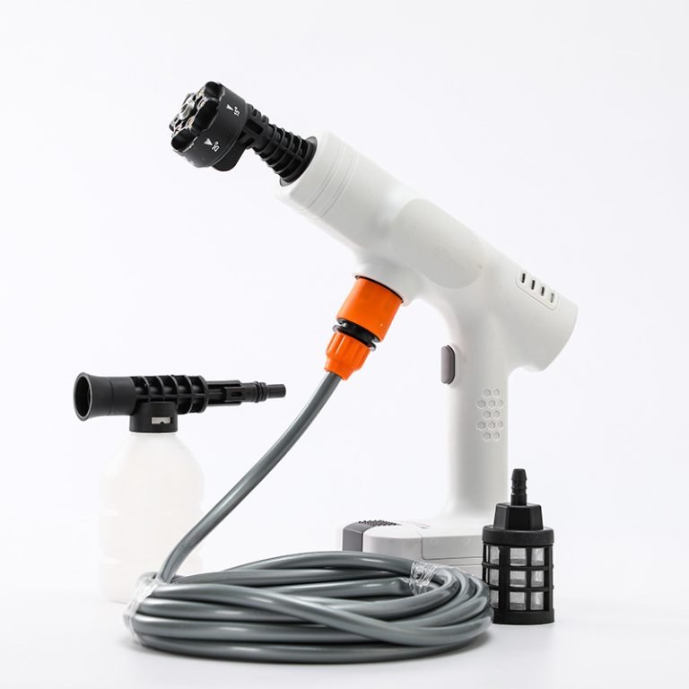 Brushless Cordless Car Wash Gun, 21V Lithium Battery, Portable Handheld Power Sprayer