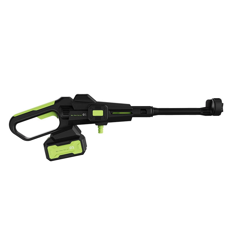 Cordless Car Wash Gun, 21V Lithium Handheld Pressure Sprayer with Hose & Nozzle Kit