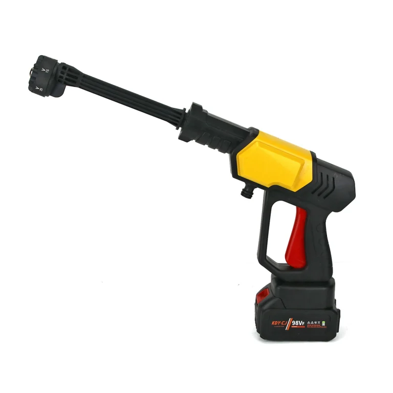 Cordless Car Wash Gun, 21V Lithium Handheld Pressure Sprayer with Hose & Nozzle Kit