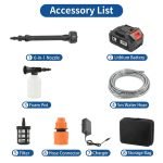 Cordless Garden & Car Wash Sprayer, 21V Lithium, Multi-Use Power Sprayer1