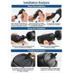 Cordless Mini Car Wash Gun, 21V Lithium Handheld Power Sprayer with 5m Hose1