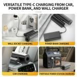 Foldable Cordless Car Wash Gun, USB-C Rechargeable, Compact Travel-Size Sprayer2