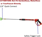 Universal Pressure Washer Spray Gun, M22 Quick Connect Trigger Gun with Nozzle3